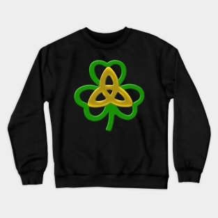 Shamrock And Trinity Knot Crewneck Sweatshirt